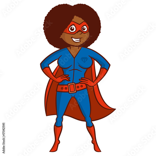 Super hero woman Cartoon character