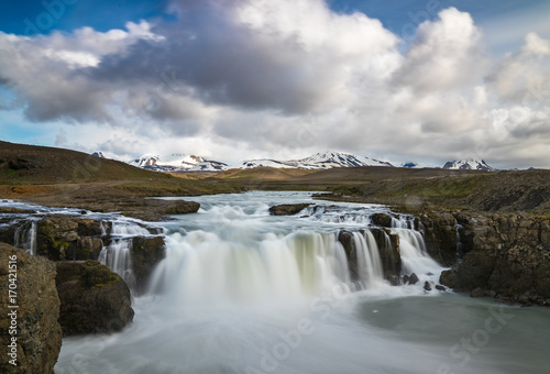 Gygjarfoss waterfall, on road F347. From a roundtrip on Iceland in summer 2017 © Terje