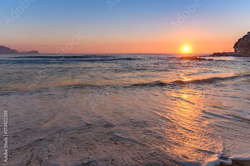 Rocky Sunrise Seascape