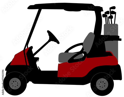 golf cart illustration