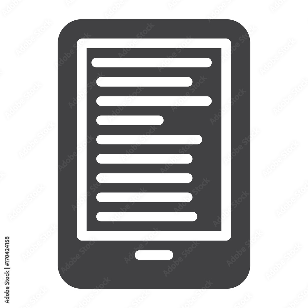 Ebook device icon vector, filled flat sign, solid pictogram isolated on white. Symbol, logo illustration. Pixel perfect graphics Ebook device icon vector, filled flat sign, solid pictogram isolated on white. Symbol, logo illustration. Pixel perfect graphics