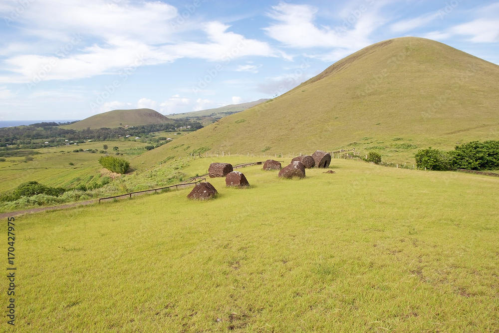 Obraz premium Easter island, Chile