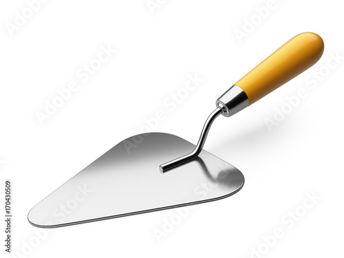 Trowel. Work construction tool.