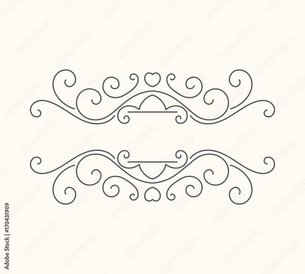 Hand drawn decorative border