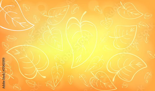 abstract background. fall season, flying leafs