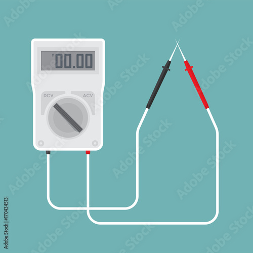Digital Multimeter graphic design. Vector illustration.