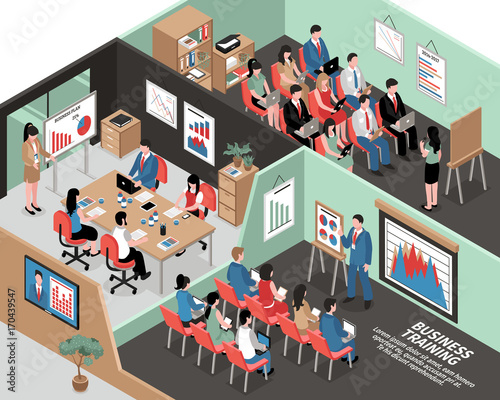 Isometric Business Illustration