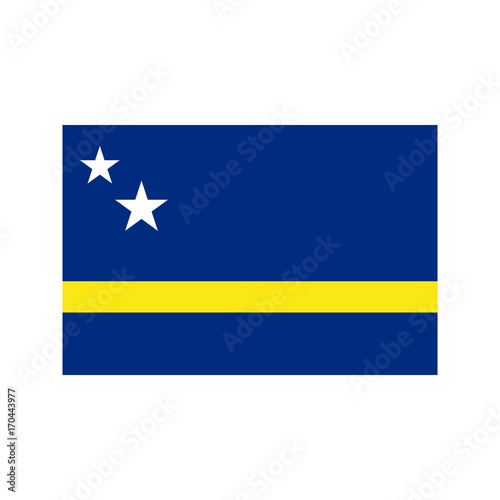 Curacao flag illustration