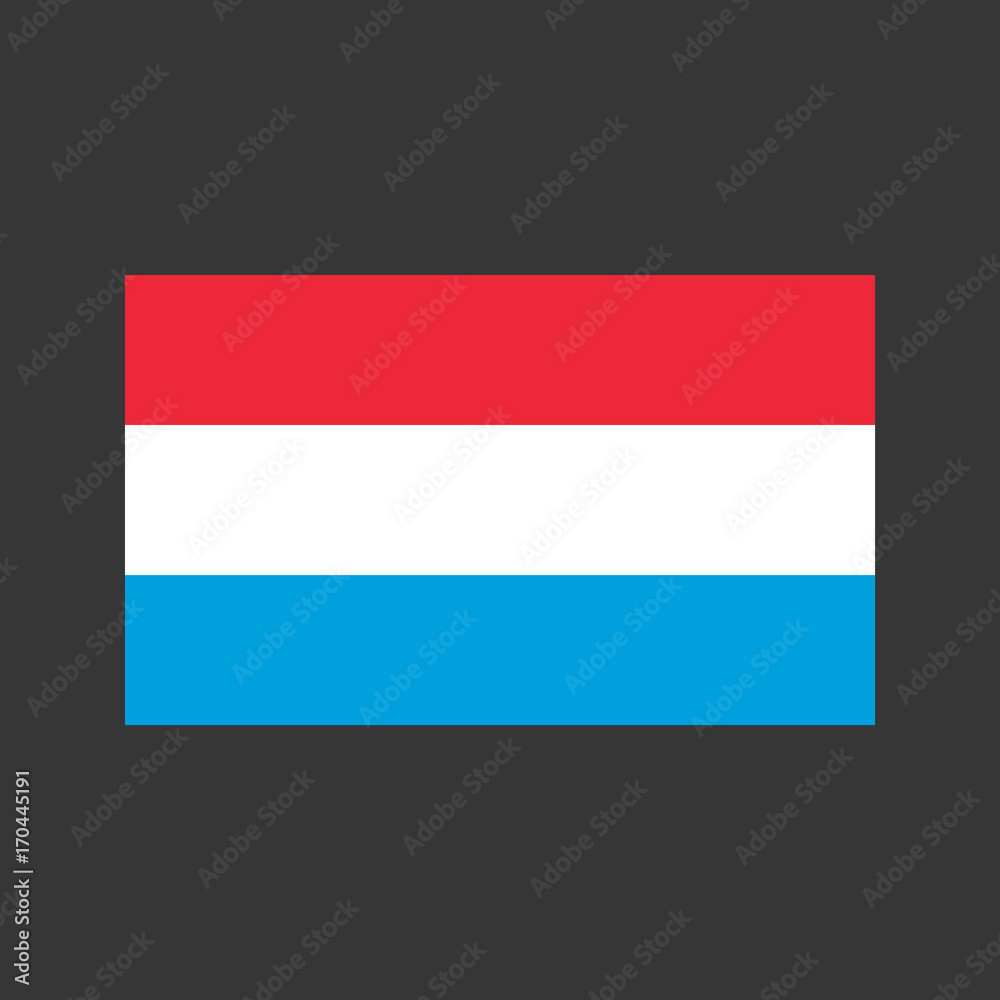 Luxembourg flag illustration Luxembourg flag illustration