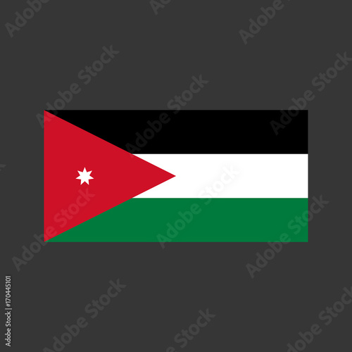 Free Download Jordan flag illustration - GFXLoad