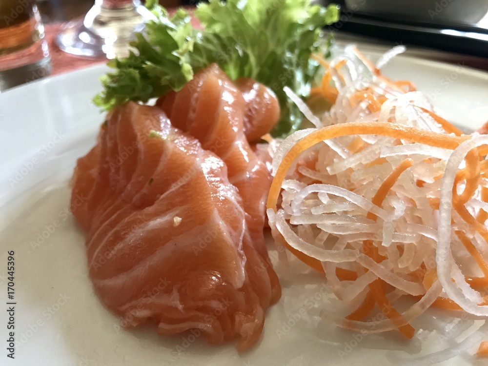 Salmon sashimi japan food in Dubai
Salmon sashimi japan food in Dubai