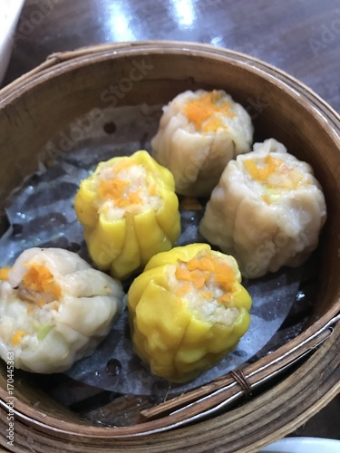 Chinese food Dim sum in du