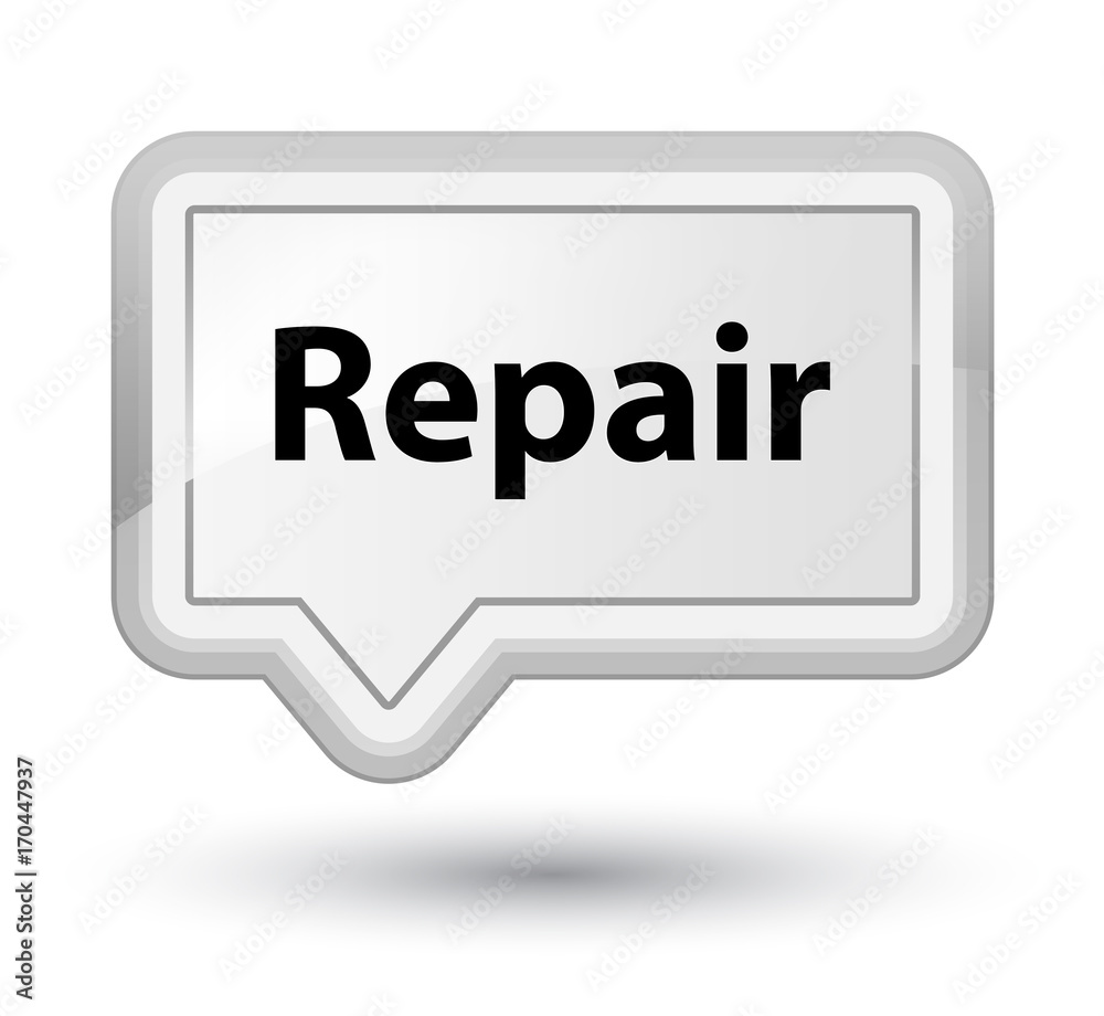 Repair prime white banner button Repair prime white banner button