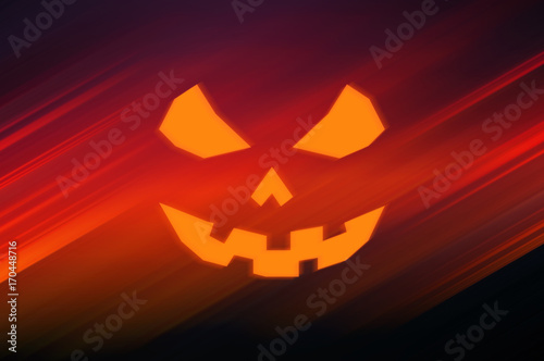 Halloween face. Halloween background