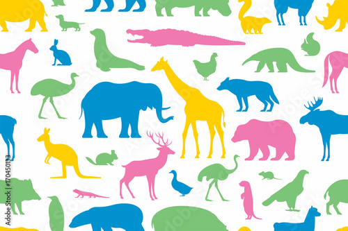 pattern with different animals