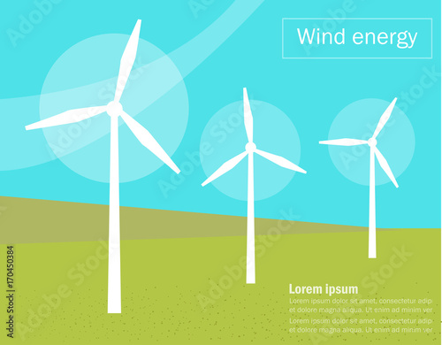 Wind generators. Vector