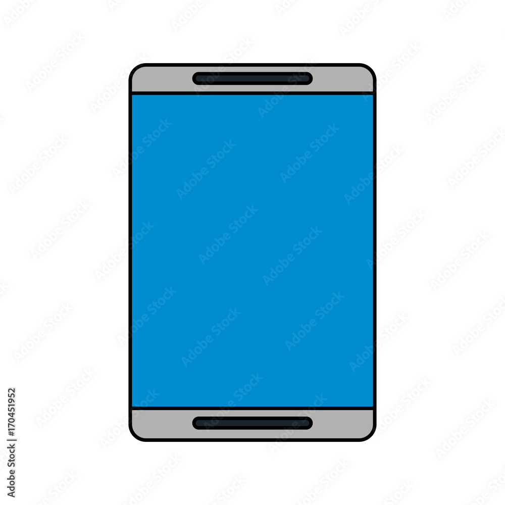smartphone with blue screen icon image vector illustration design smartphone with blue screen icon image vector illustration design