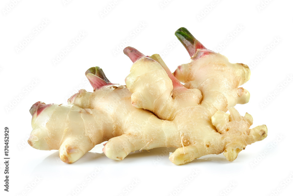 Fototapeta premium ginger on white background