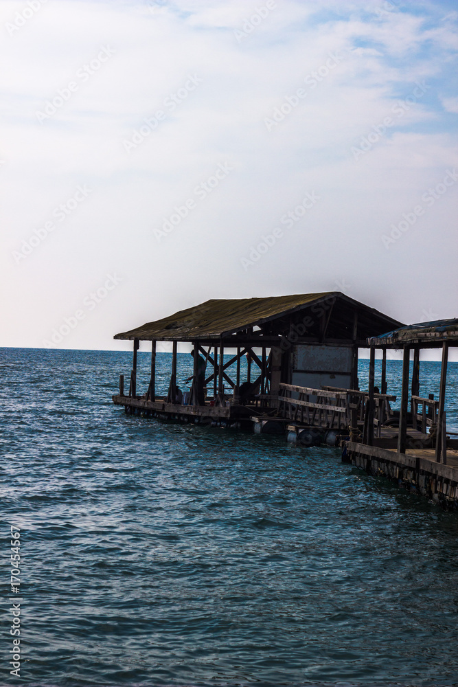 fishing boat, Natural View in Island : Trip to Sichang Island in Thailand fishing boat, Natural View in Island : Trip to Sichang Island in Thailand
