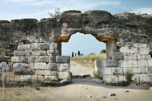 Empuries ruins in Catalonia photo