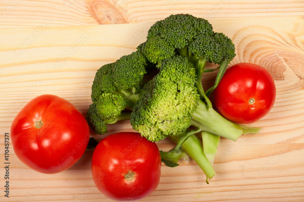 Fresh green broccoli Fresh green broccoli