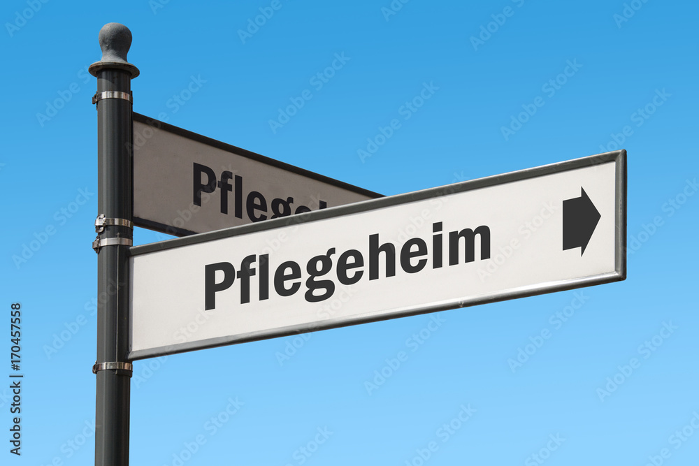 Fototapeta premium Schild 175 - Pflegeheim