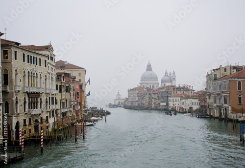 Panorama del Canal Grande di Venezia - Italia © Letizia