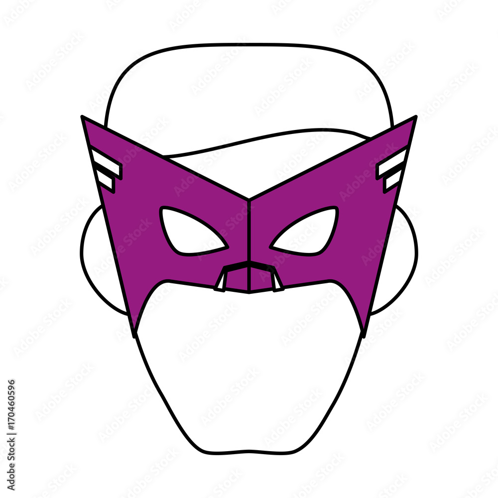 superhero mask avatar icon image vector illustration design superhero mask avatar icon image vector illustration design