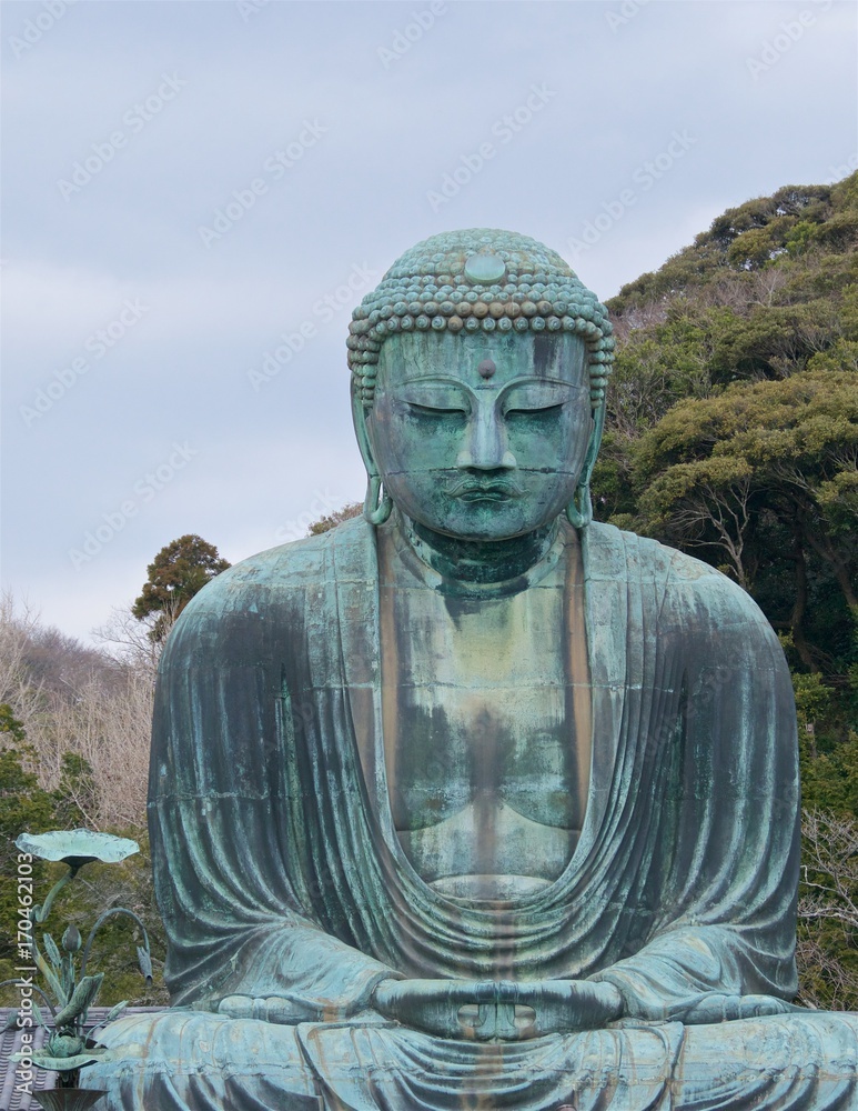Great Buddha in Kotokuin Buddhist Temple in Kamakura, Japan