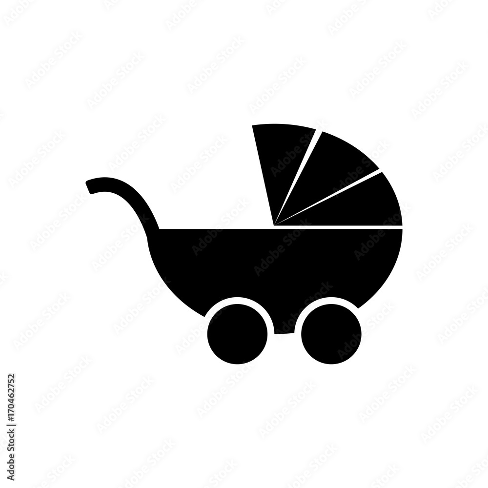 stroller icon vector stroller icon vector