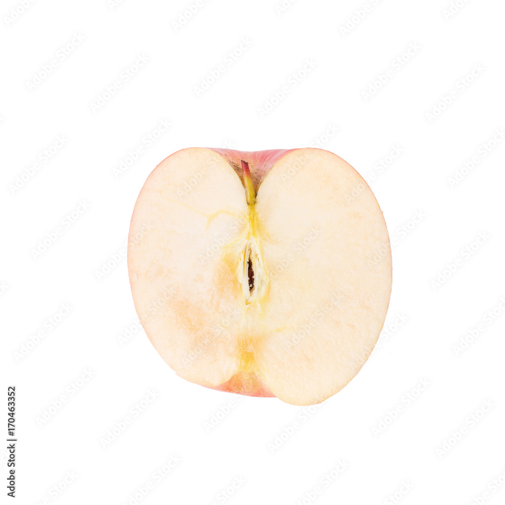 Fresh red apple isolated on white background Fresh red apple isolated on white background