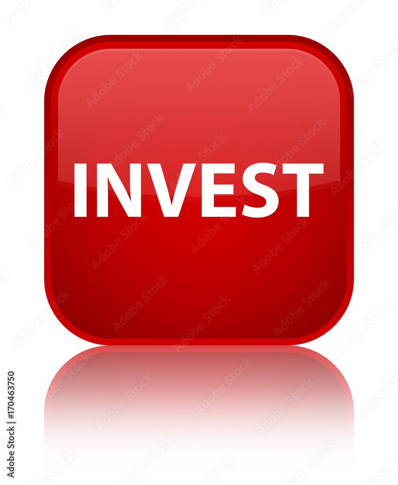Invest special red square button Invest special red square button