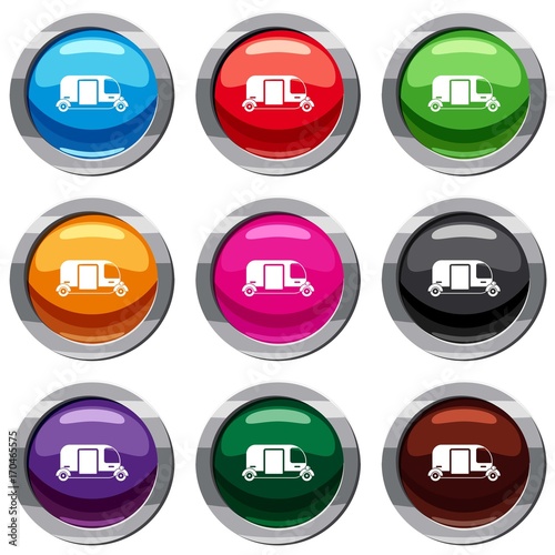 Free Download Thailand three wheel native taxi set 9 collection - GFXLoad