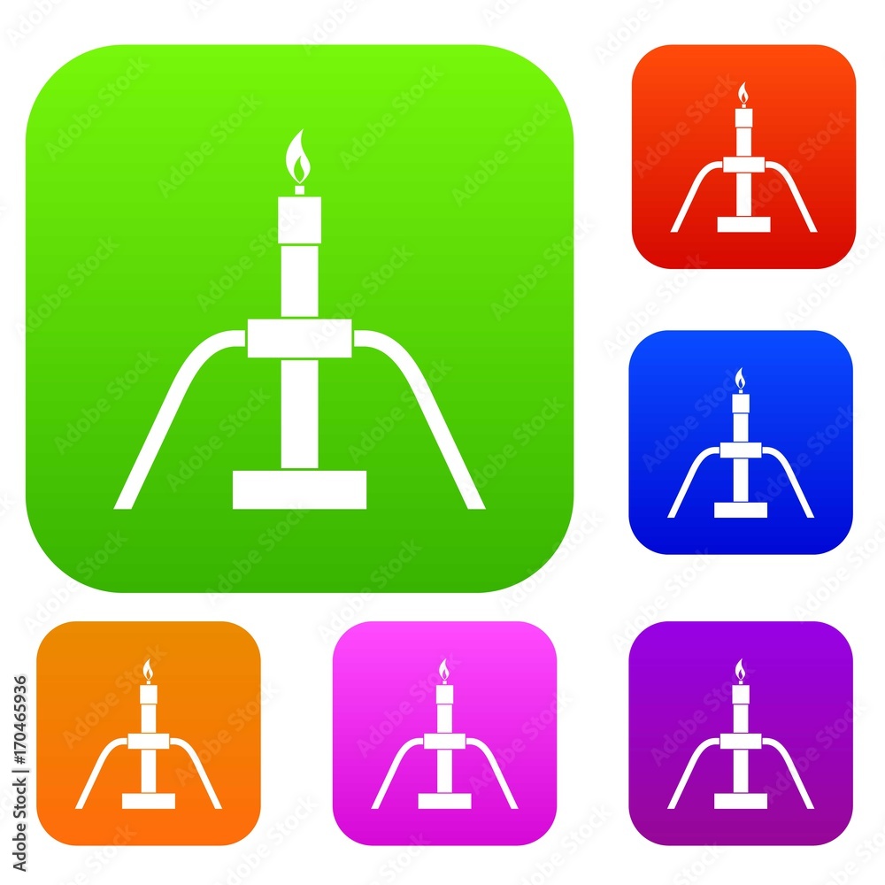 Gas flaring set collection