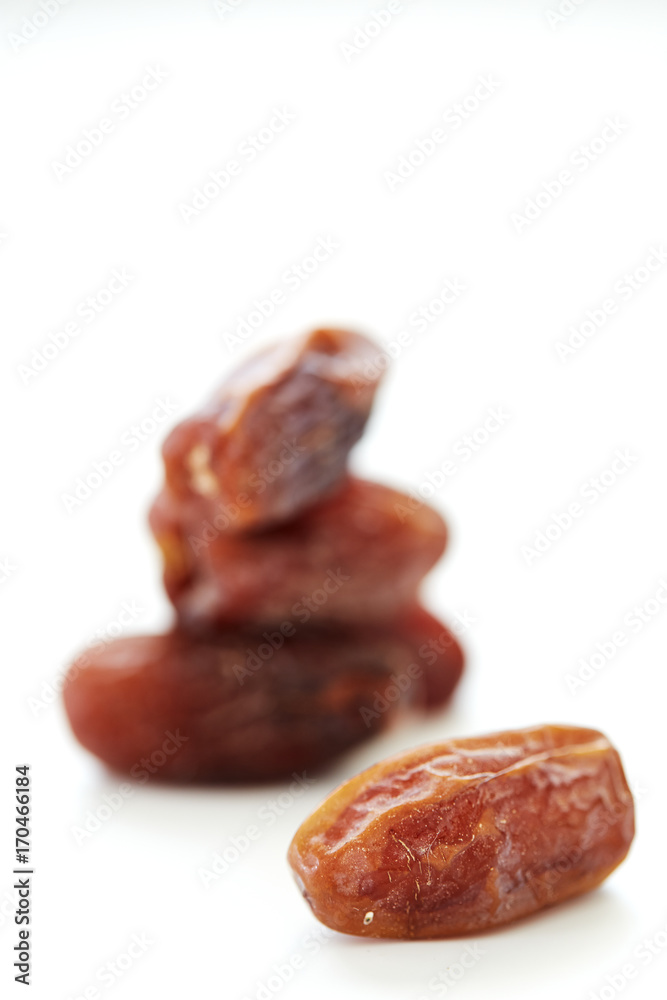 Fresh dates over white Background Fresh dates over white Background