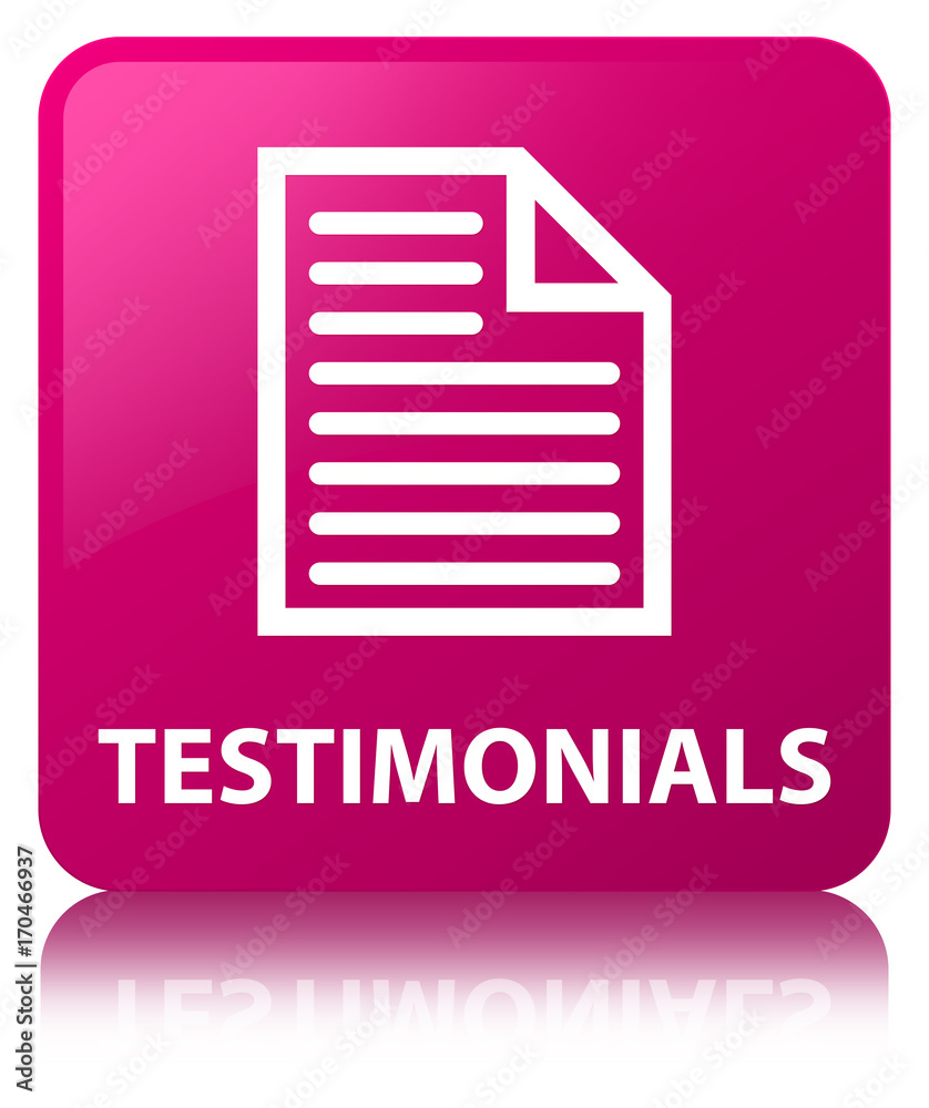 Testimonials (page icon) pink square button Testimonials (page icon) pink square button