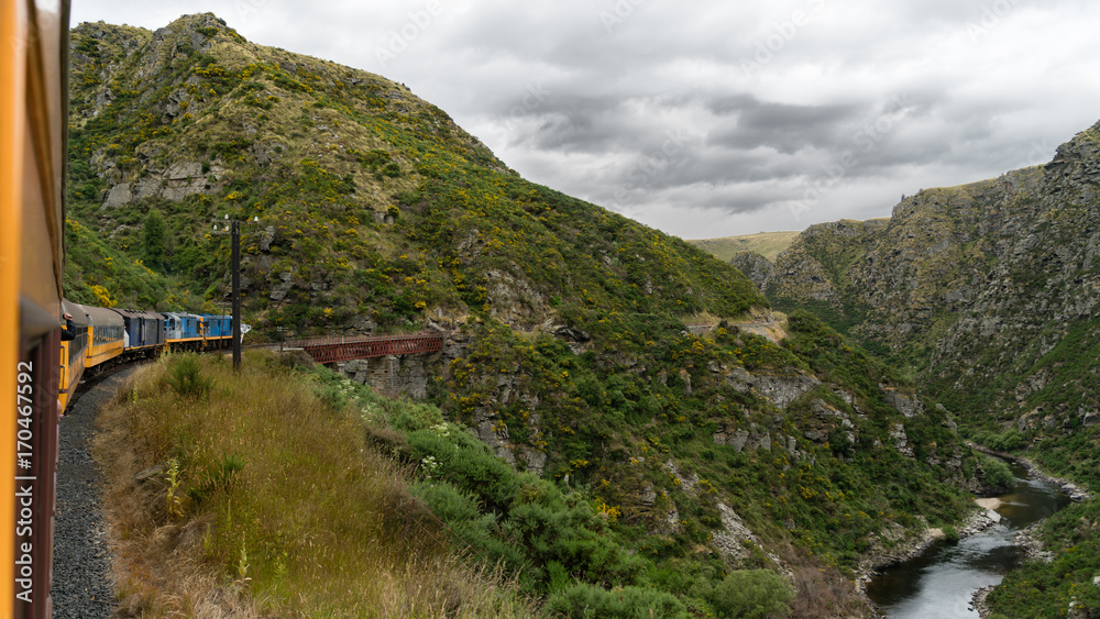 Fototapeta premium Takeri Gorge Rail Bridge