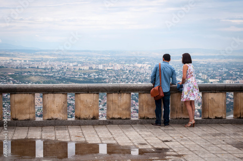 Couple looking at the city © Andrey