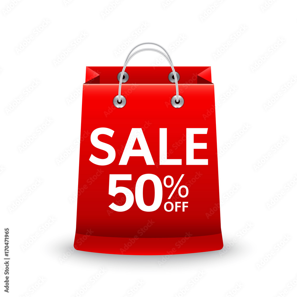 Shopping Bag With Promo On It Shopping Bag With Promo On It