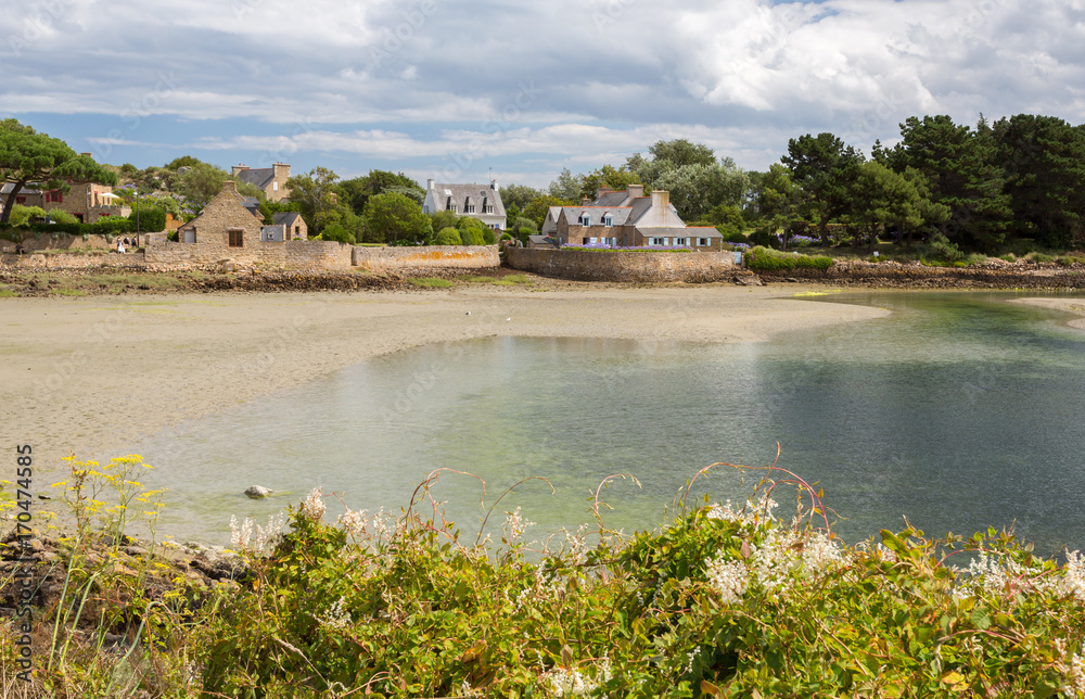 Fototapeta premium Marée montante sur lîle
