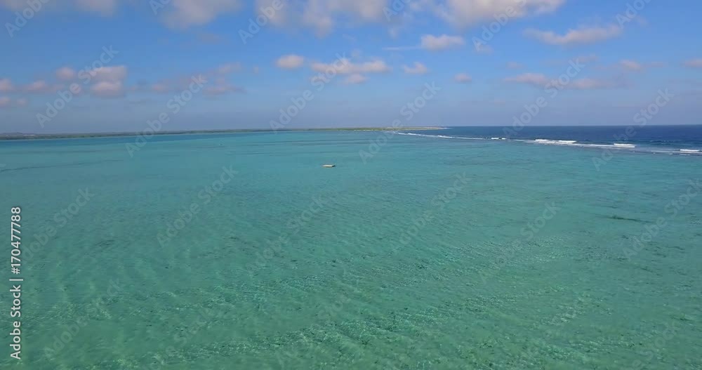 Lac Bay Lagoon and mangroves in Caribbean Bonaire Lac Bay Lagoon and mangroves in Caribbean Bonaire