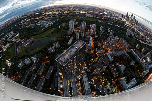 Tablou pe pânză Photos from high buildings