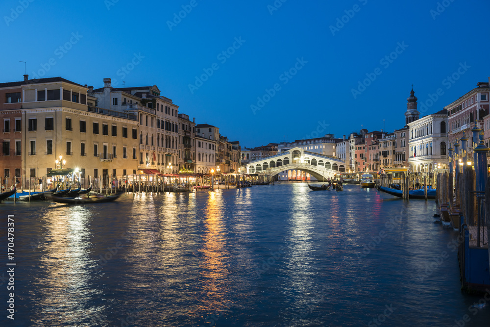 Venice Canal Grande - rialto