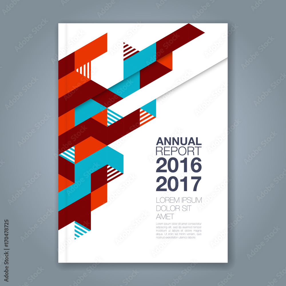 Abstract minimal geometric background for business annual report book cover brochure flyer poster