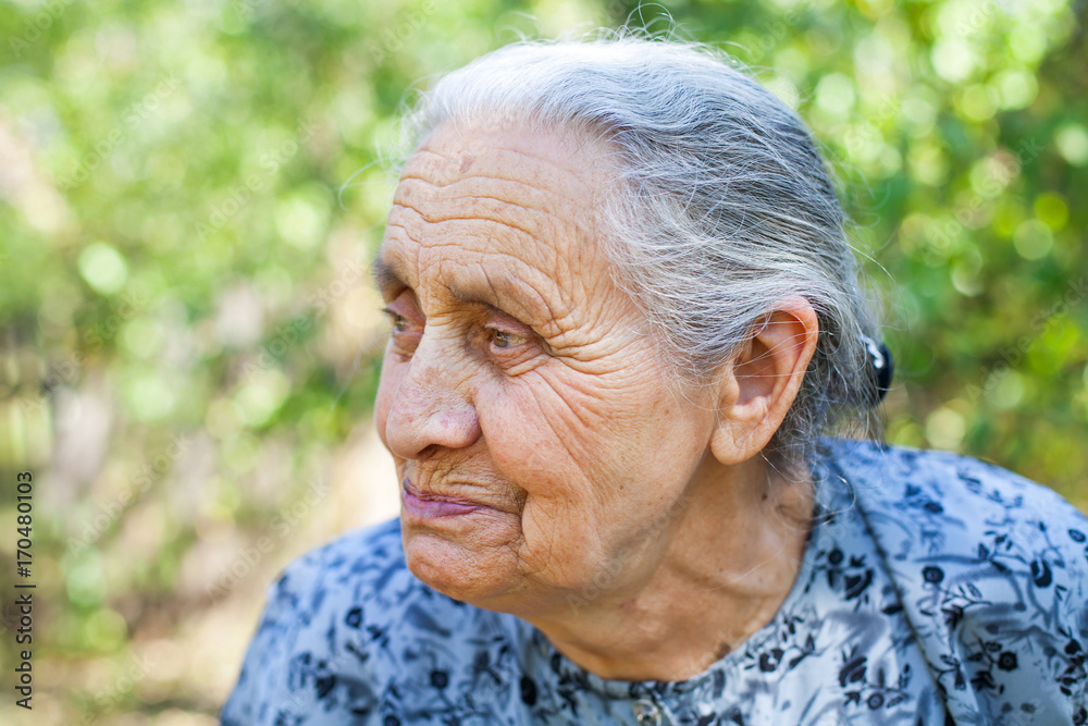Senior woman portrait Senior woman portrait