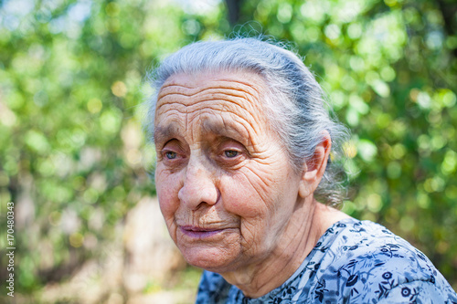 Senior woman portrait