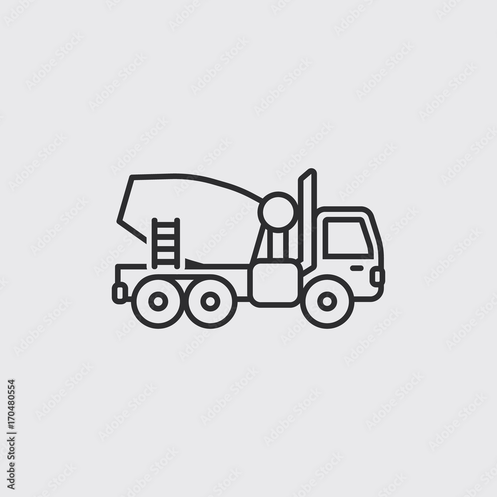 concrete mixer truck