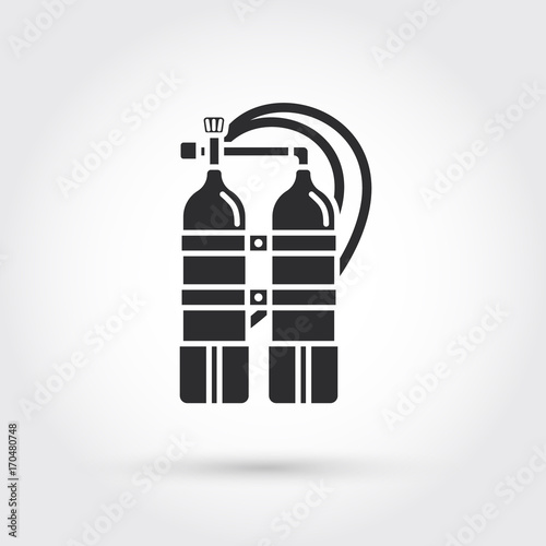 scuba diving tank icon