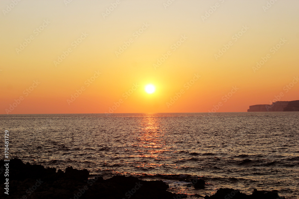 coucher de soleil Malte