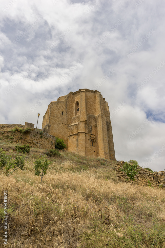 The town of Gallipienzo de Navarra in Spain